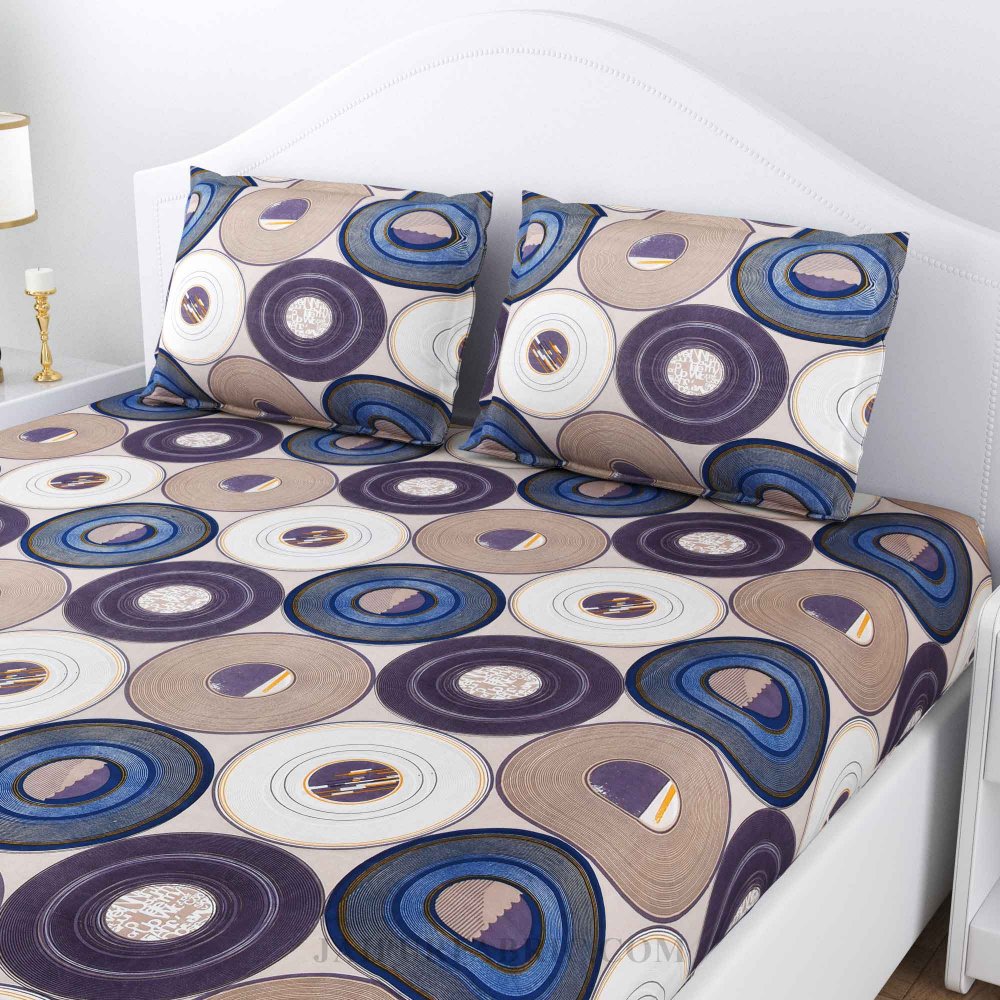 Charismatic Chakra Cotton Double Bedsheet