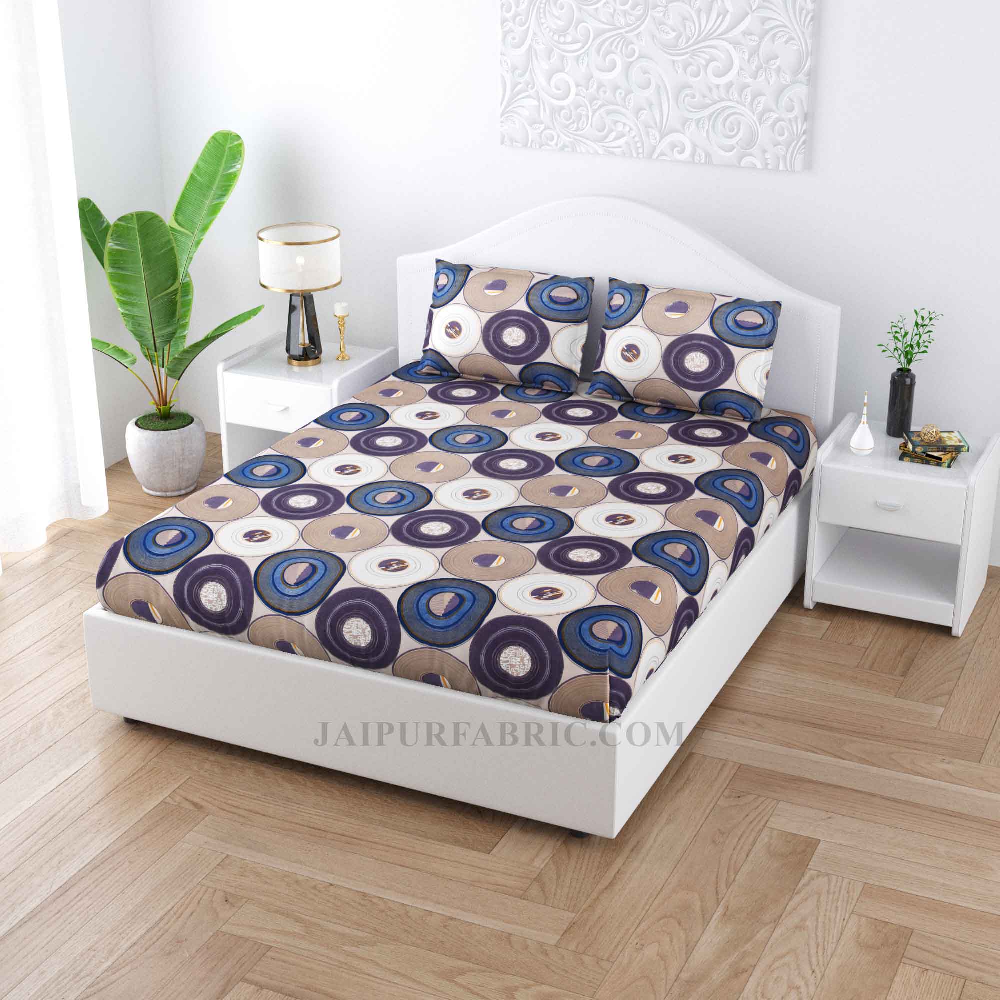 Charismatic Chakra Cotton Double Bedsheet