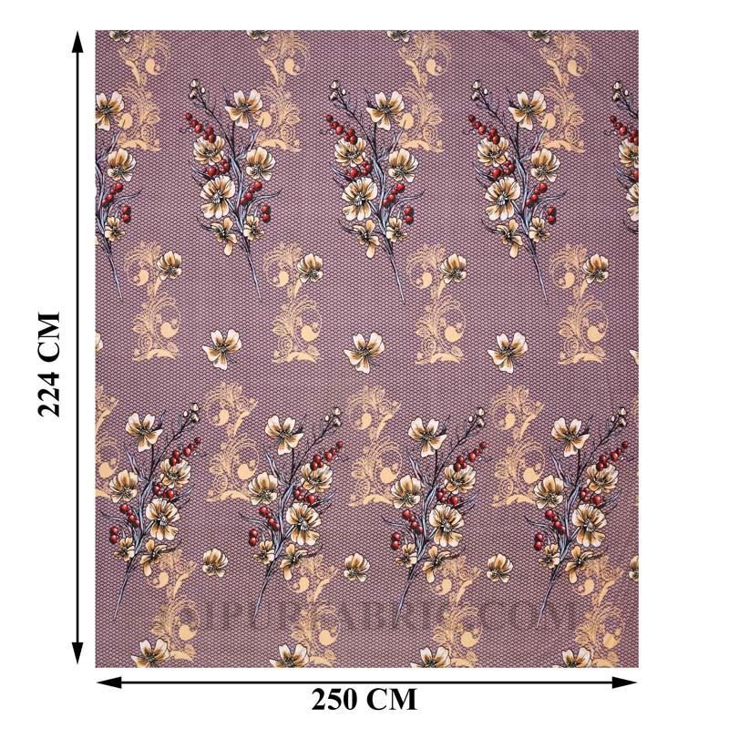 Blooming Berries Poly Cotton Double BedSheet