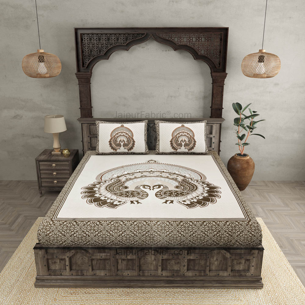 Royal Jaipur Fabric Tortilla Pure Cotton Double BedSheet