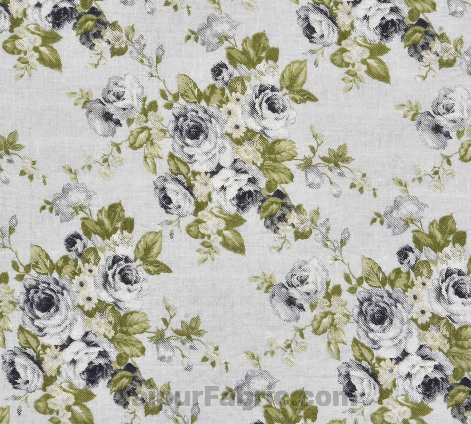 Flowers Bunch Grey Cotton Soft Touch Reversible Single Bed Dohar/Blanket