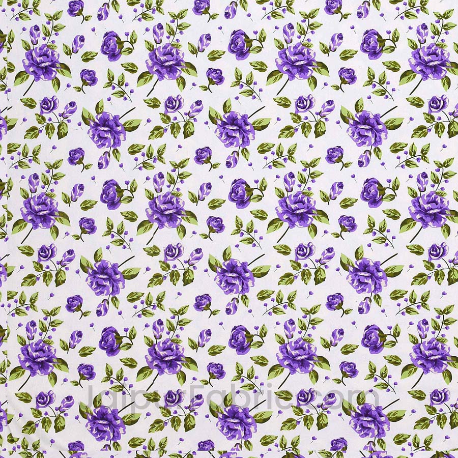 Lavendar Floral 150 GSM Reversible Double Bed Cotton AC Dohar