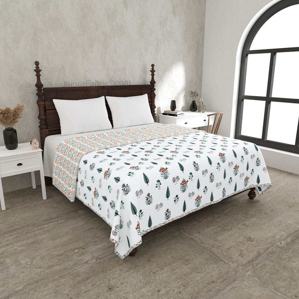 Green Pacific Pure Cotton Double Bed Dohar