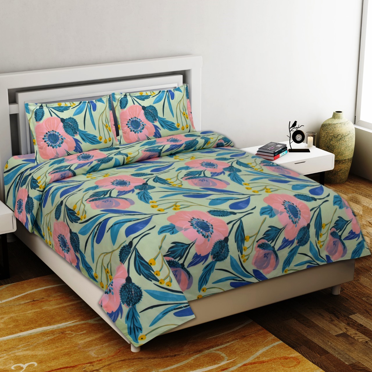 Delicacy Premium Poly Cotton Double Bedsheet