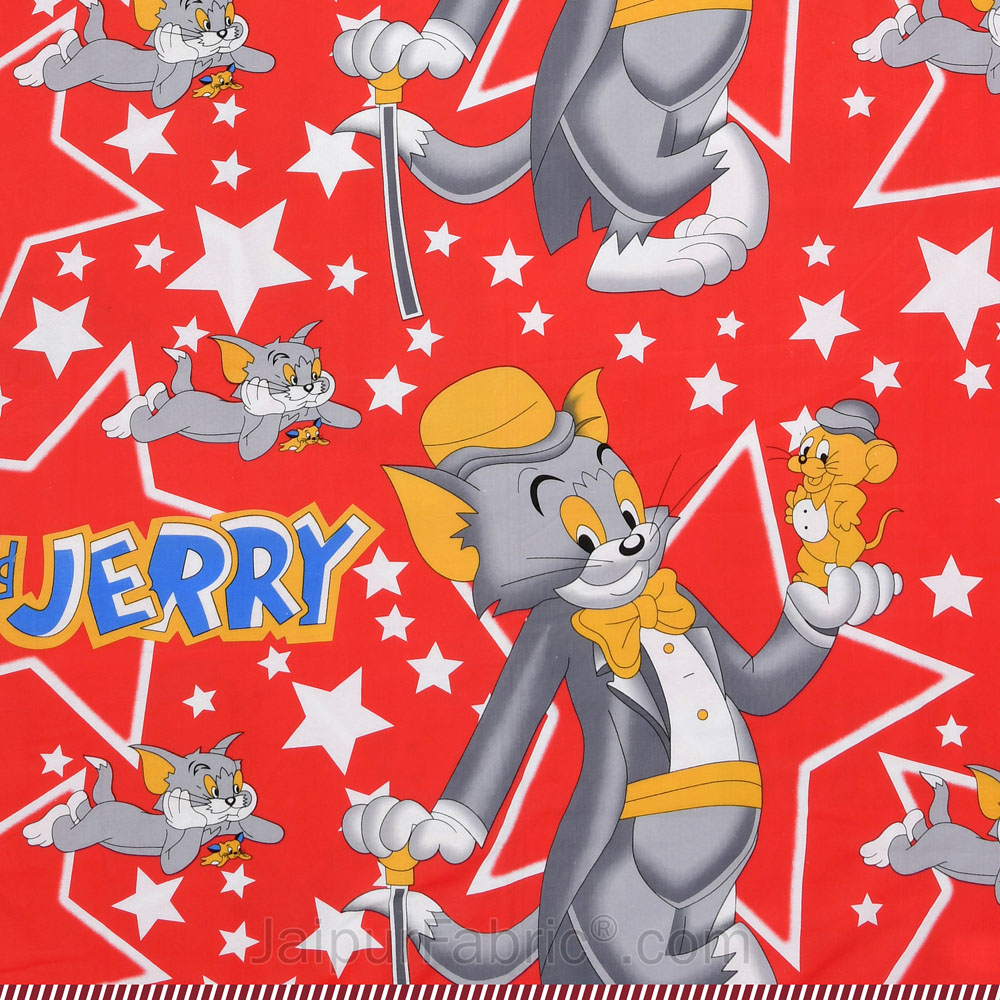 Tom & Jerry Cotton Dohar for Kids Single Bed