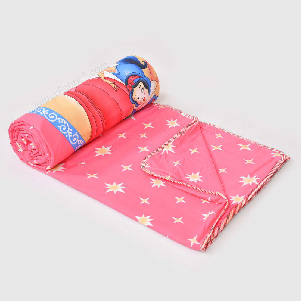 My Princess Friend Cotton Dohar for Kids Single Bed