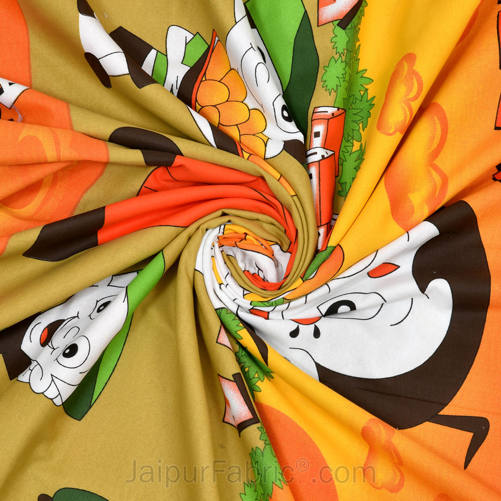 Chhota Bheem Cotton Dohar for Kids Single Bed