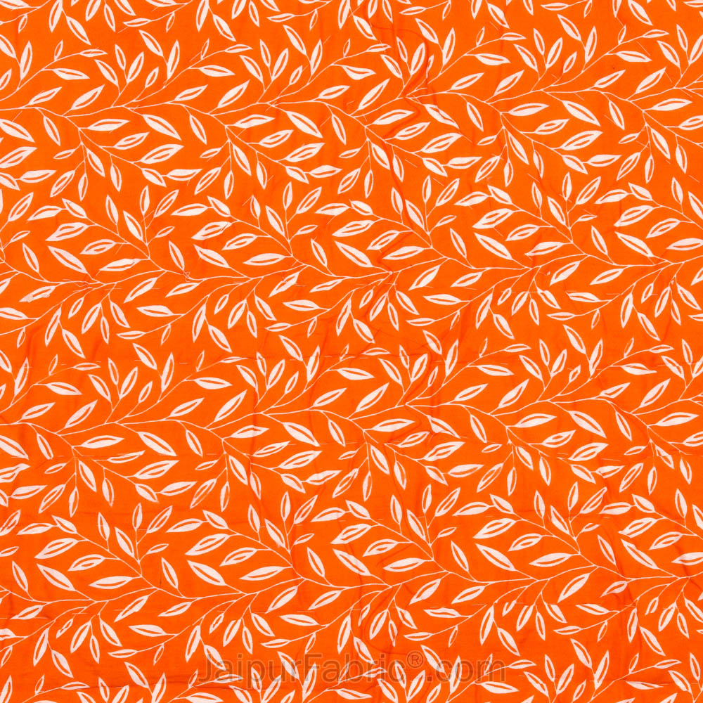 JaipurFabric® Timber Pink Orange Premium Cotton Double Bed Quilt