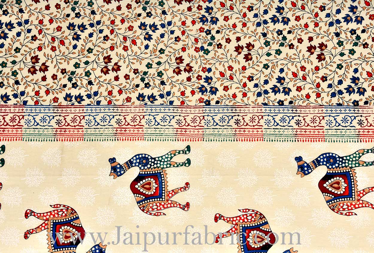 Satrangi camels in sparkling sand diwan set