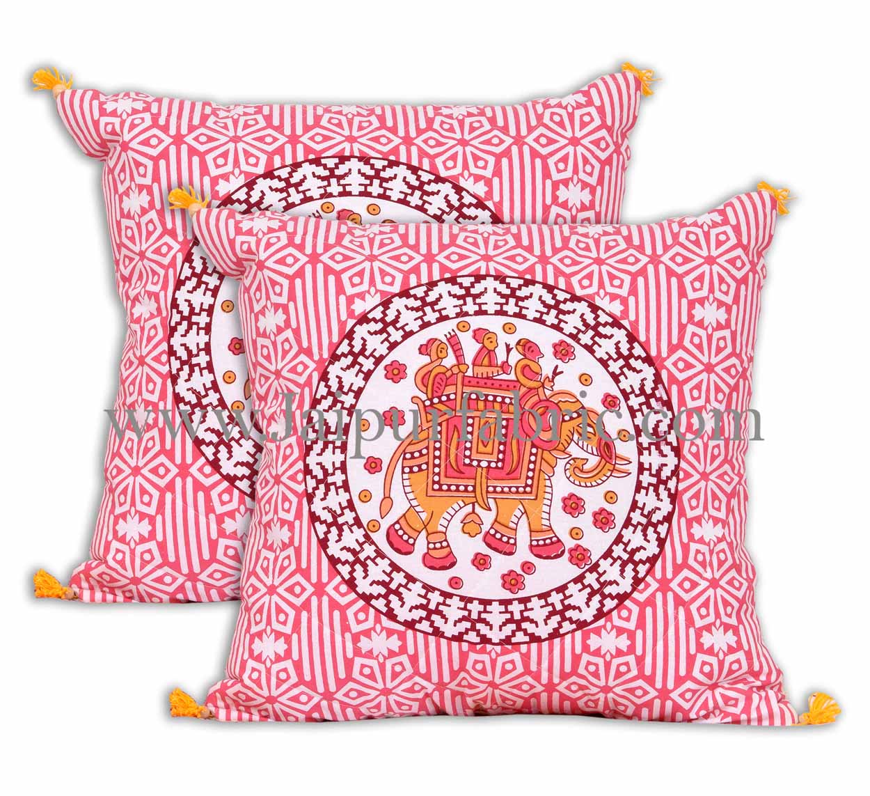 Rose pink royal elephant ride diwan set