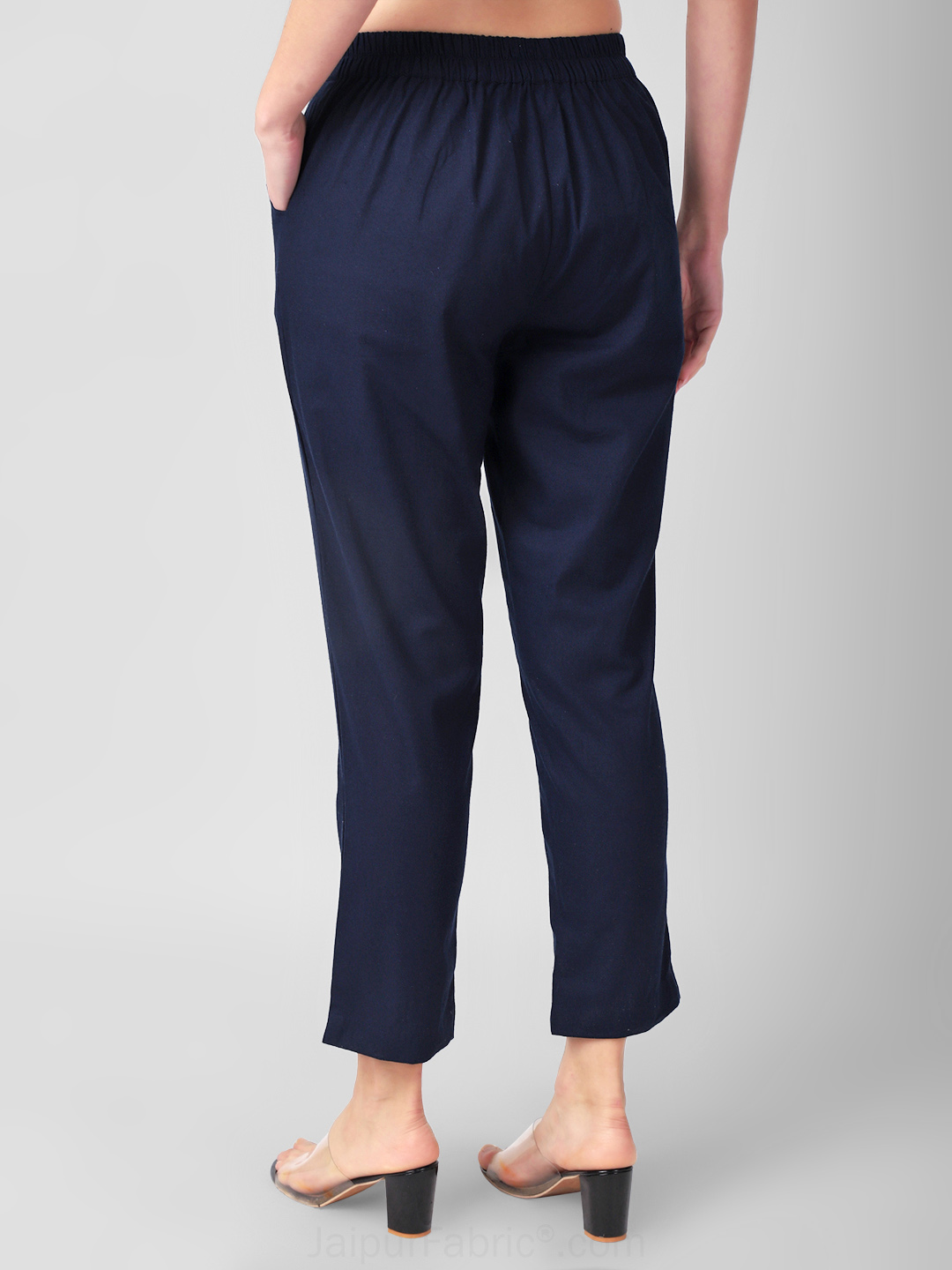 Navy Blue Women Cotton Pants casual and semi formal daily trousers