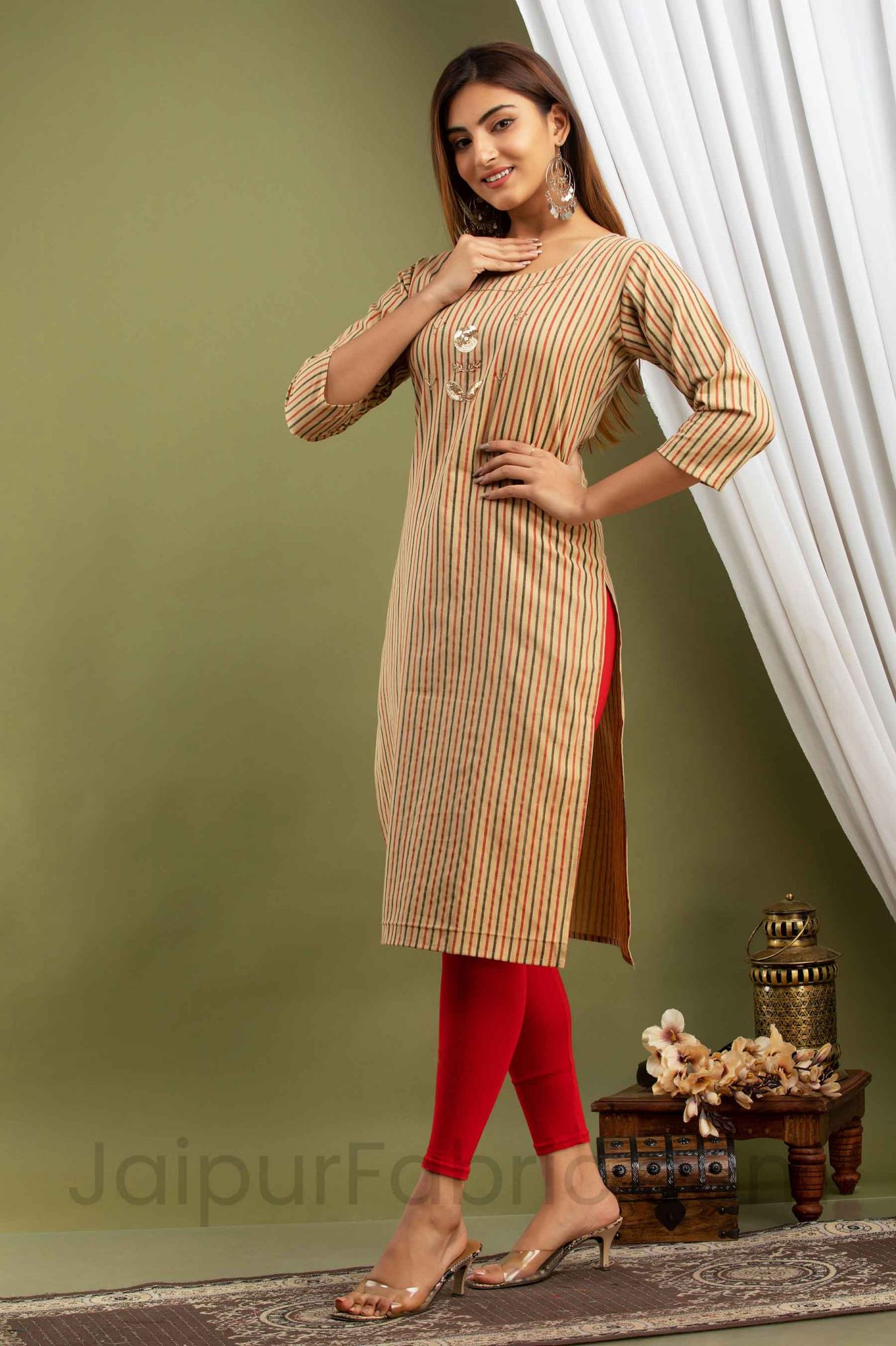 Women Straight Lining Kurti