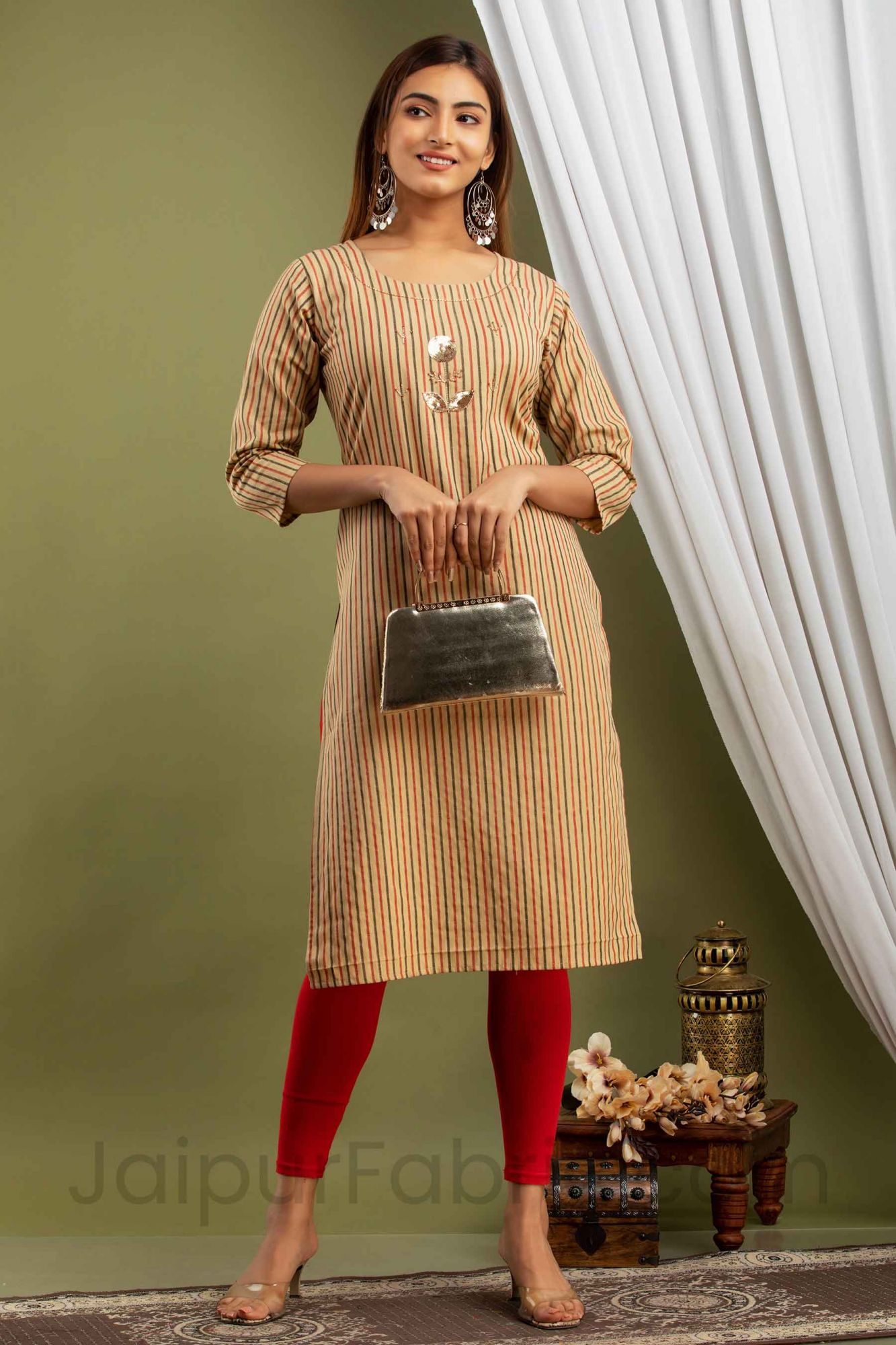 Women Straight Lining Kurti