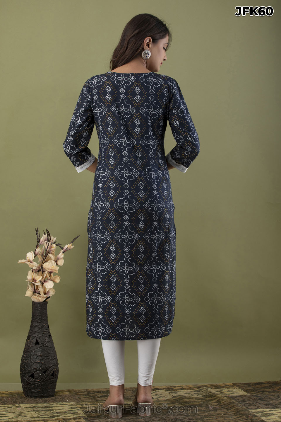 Black Cotton Kurti