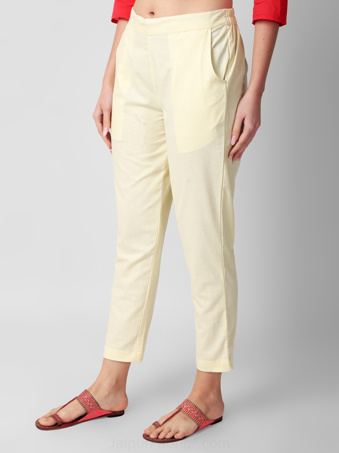 Ivory Vanilla Women Cotton Pants casual and semi formal daily trousers