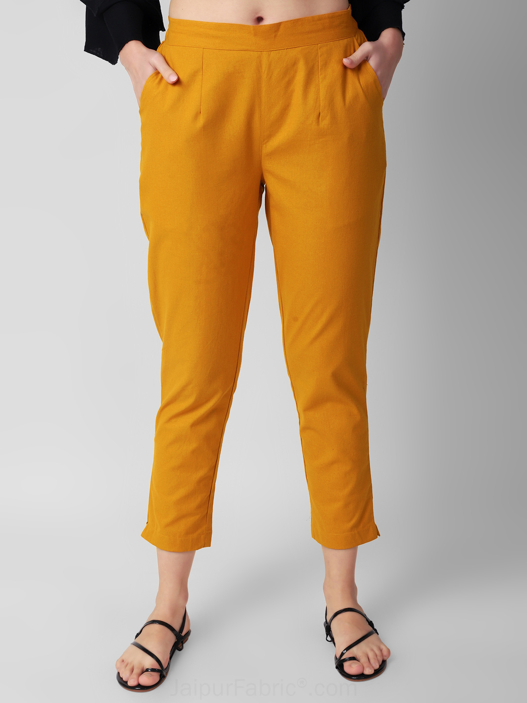 Mustard Harvest Women Cotton Pants casual and semi formal daily trousers