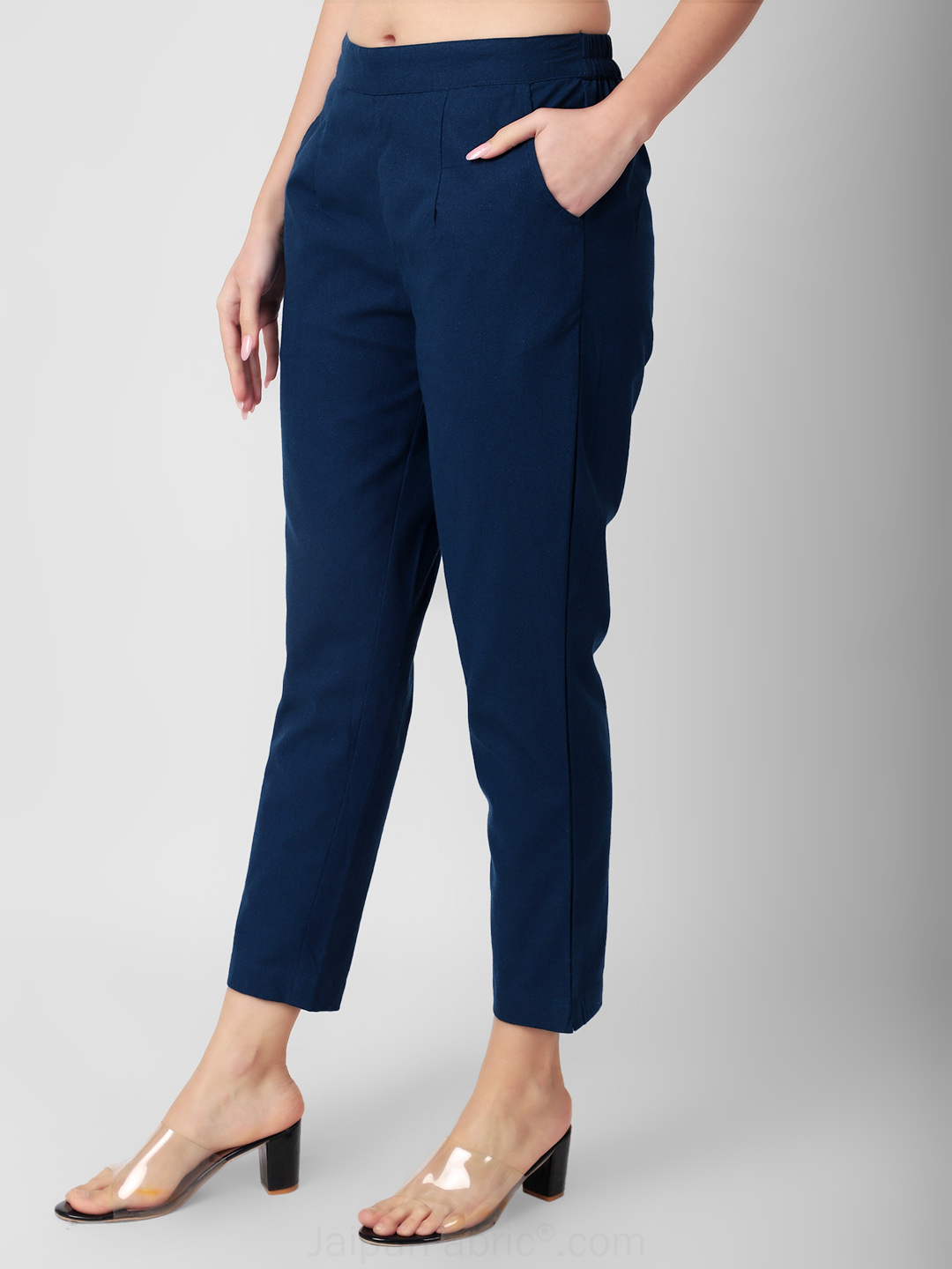 Indigo Hues Women Cotton Pants casual and semi formal daily trousers