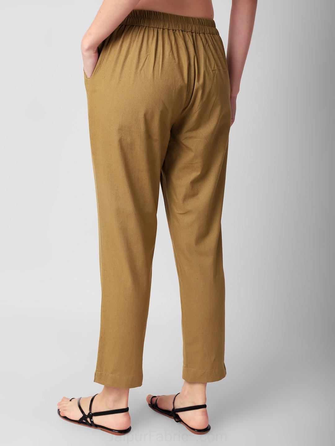 Tortilla Brown Women Cotton Pants casual and semi formal daily trousers