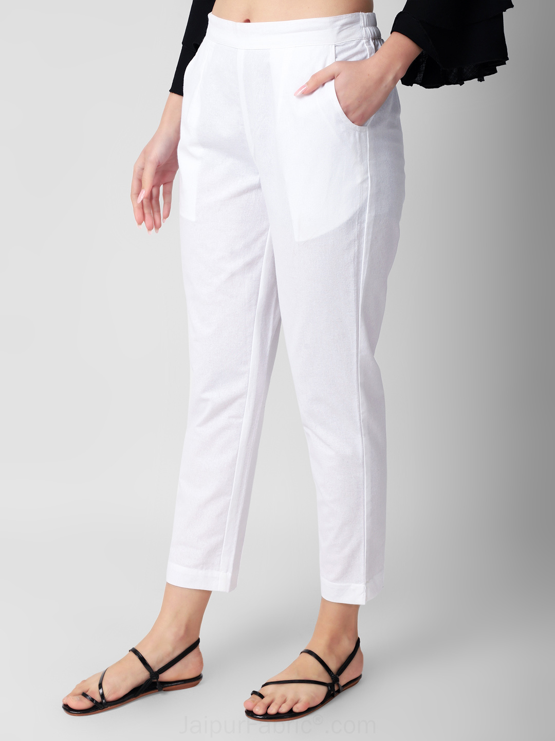 Snow White Women Cotton Pants casual and semi formal daily trousers