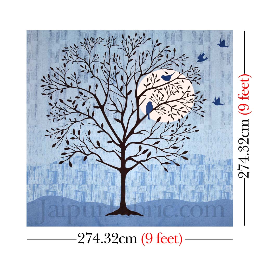 Procian Print Scenic Nature Sky Pure Cotton King Size Bedsheet