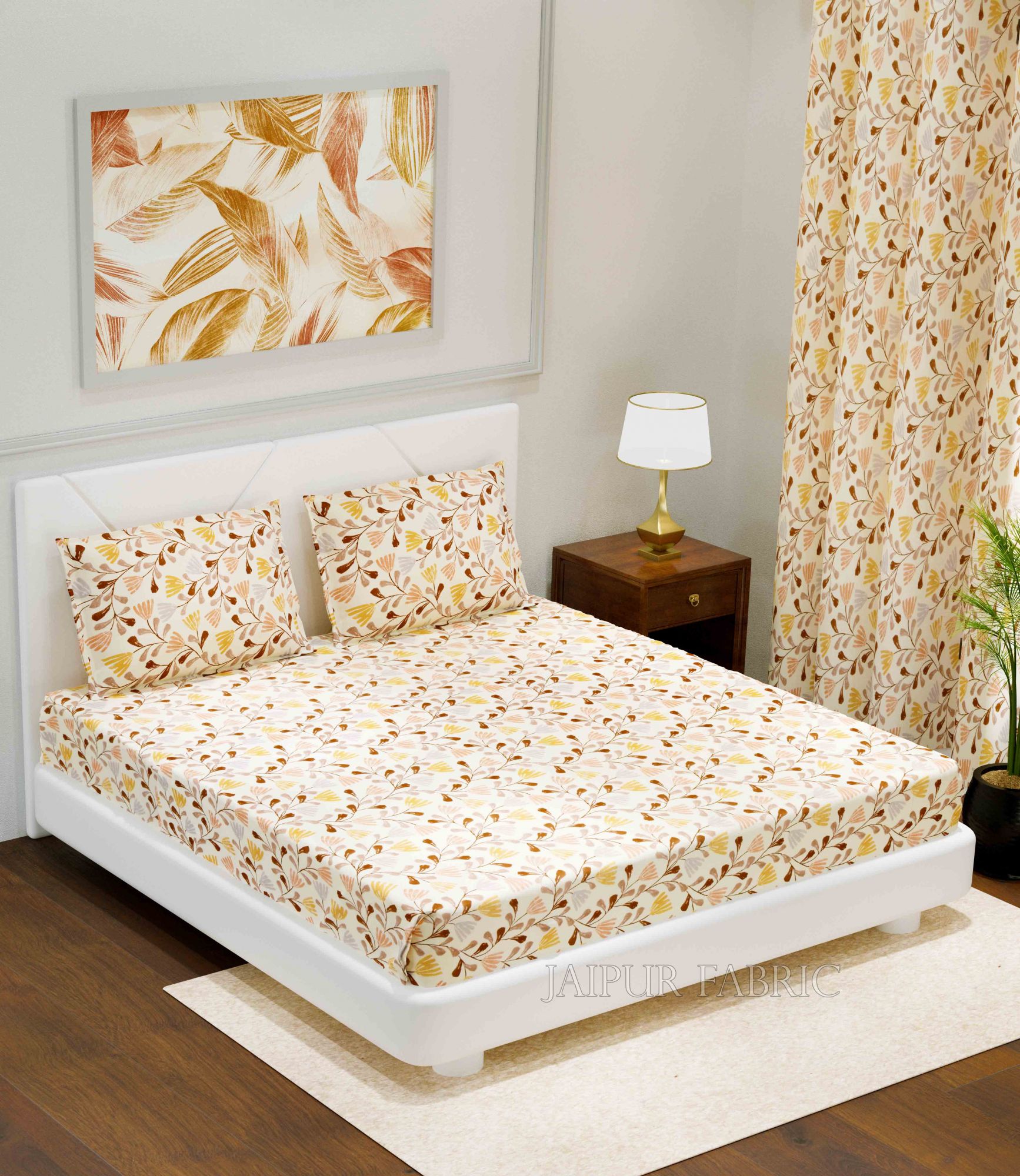 Lata Climber King Size Double BedSheet