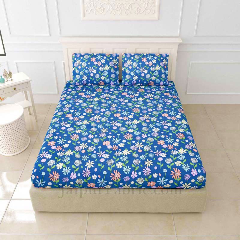 Floral Bouquet Super Soft King Size Double BedSheet