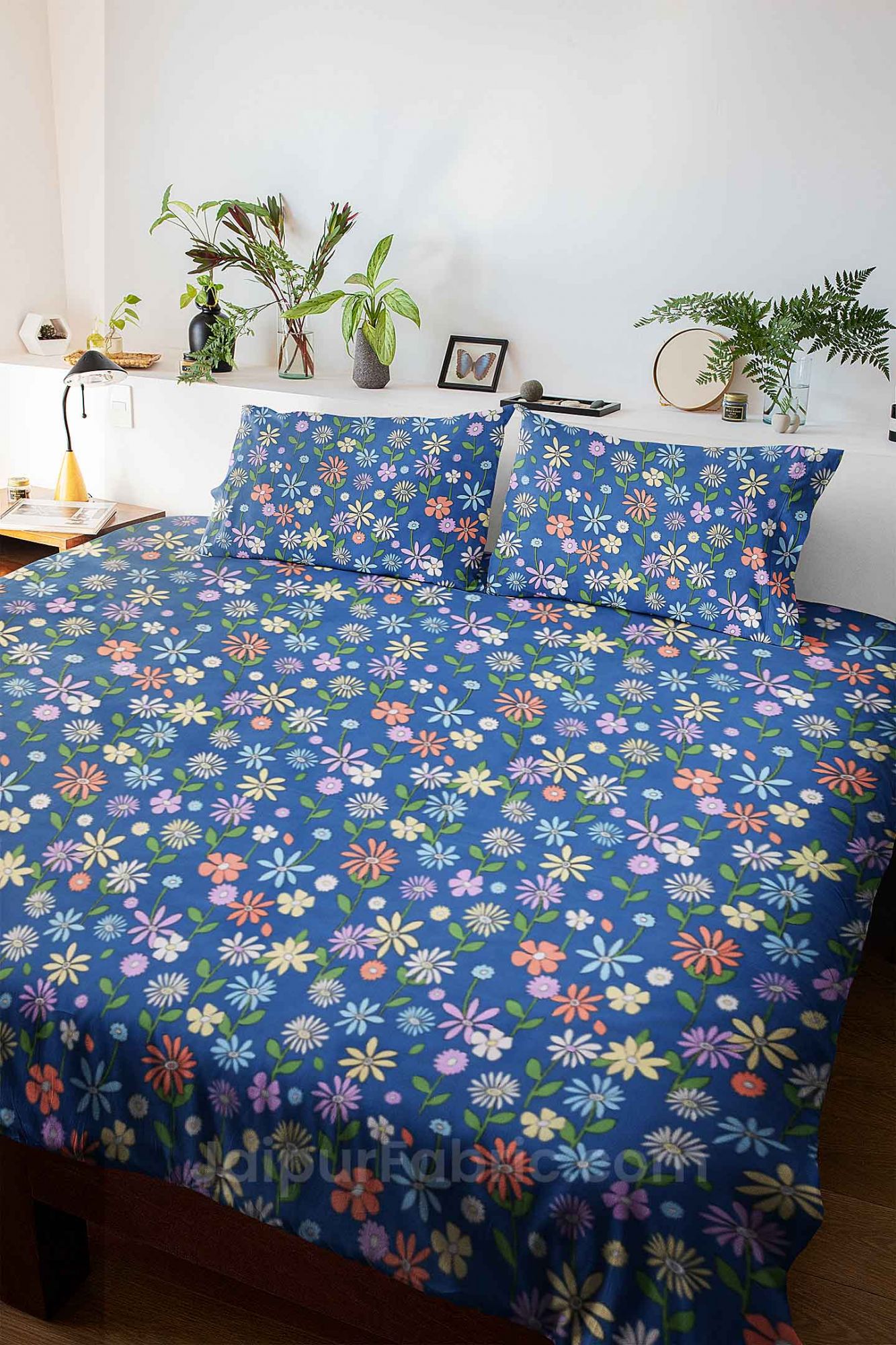 Floral Bouquet Super Soft King Size Double BedSheet