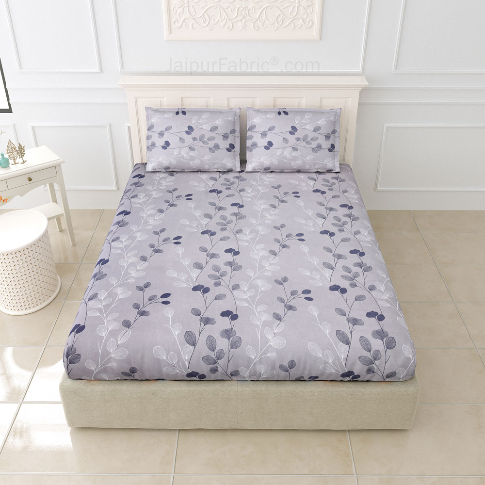 Pastel Grey King Size BedSheet