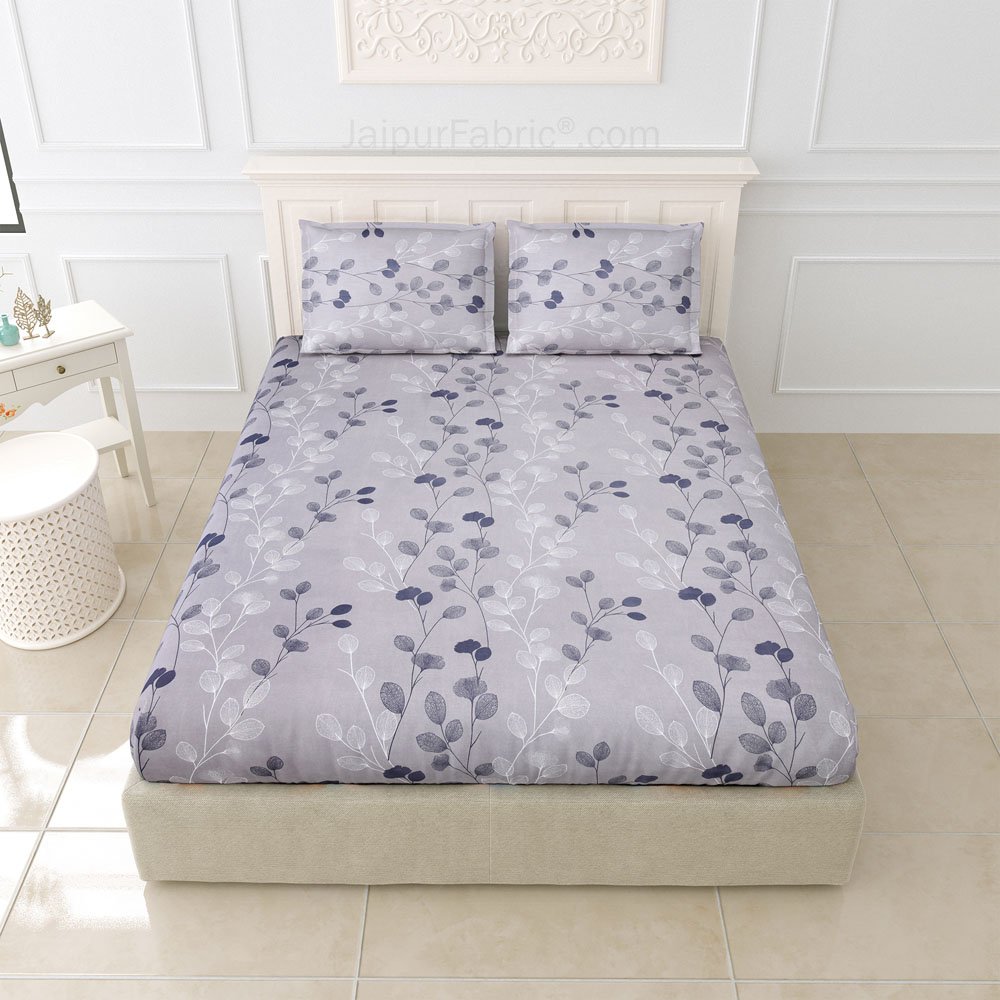 Pastel Grey King Size BedSheet