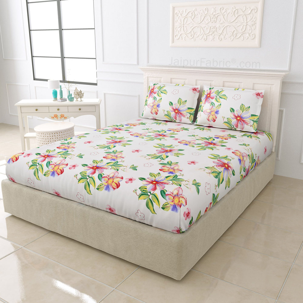 Full of Life King Size BedSheet