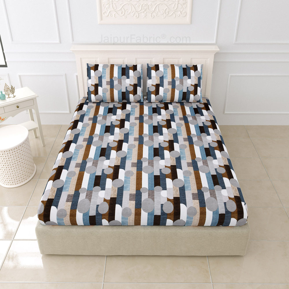 Modern Story King Size BedSheet