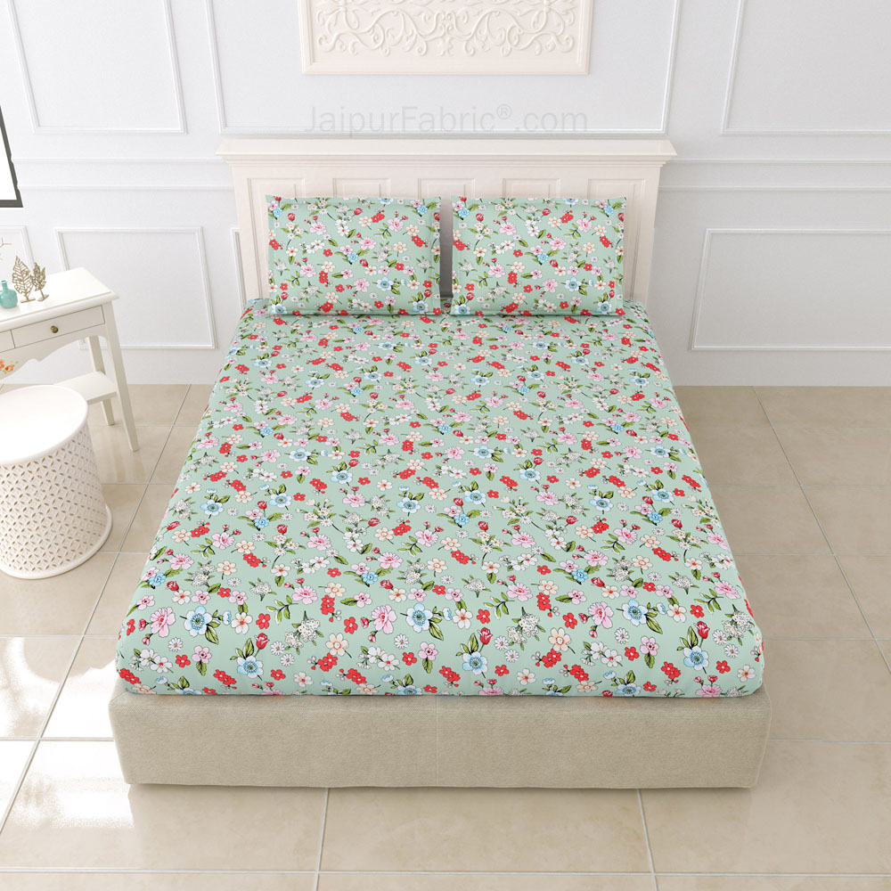 Spring Fresh King Size BedSheet