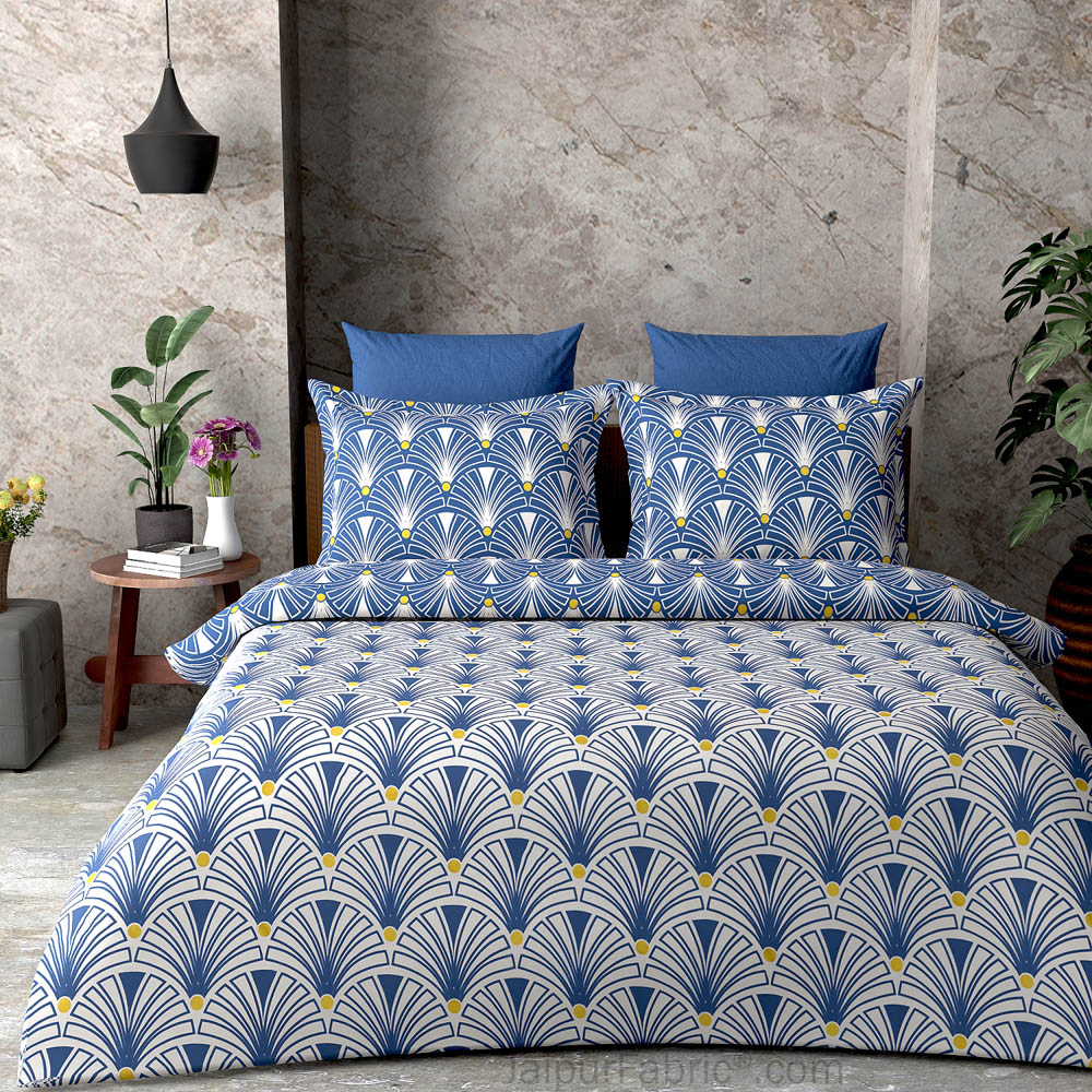 Retro Palm Light King Size Bedsheet