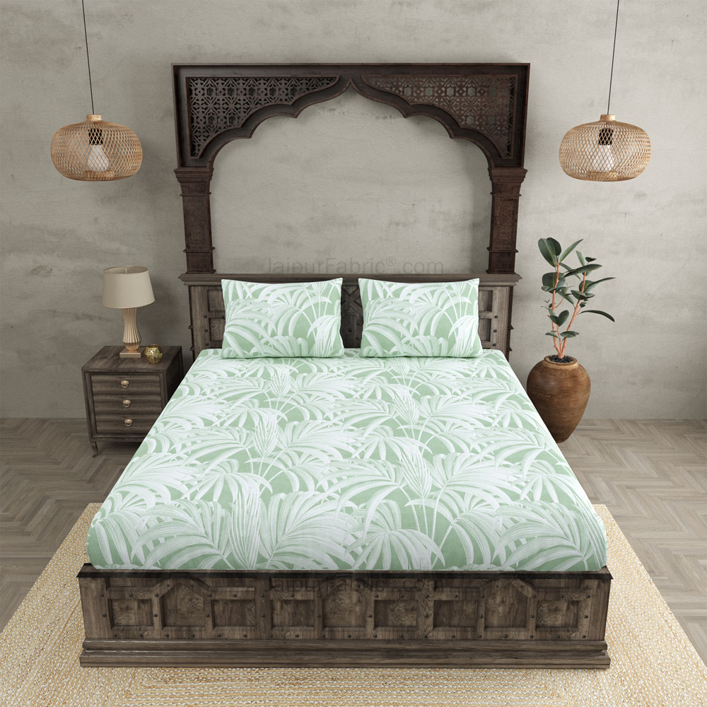 Royal Fern Green King Size BedSheet