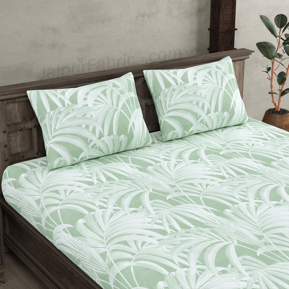 Royal Fern Green King Size BedSheet