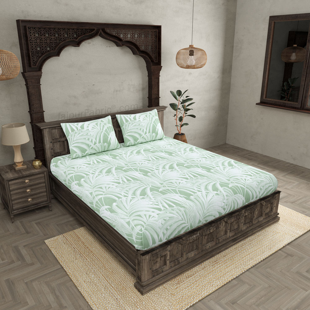 Royal Fern Green King Size BedSheet