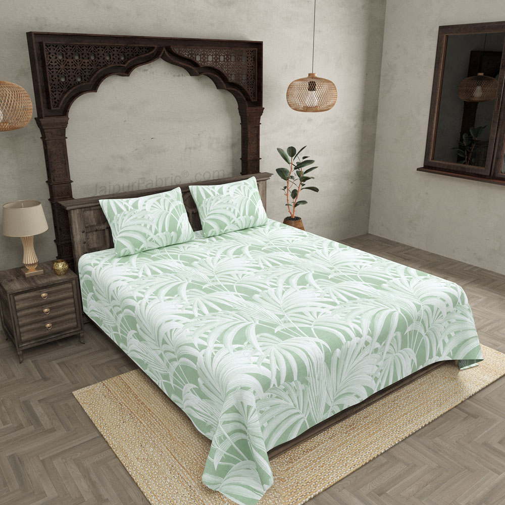 Royal Fern Green King Size BedSheet