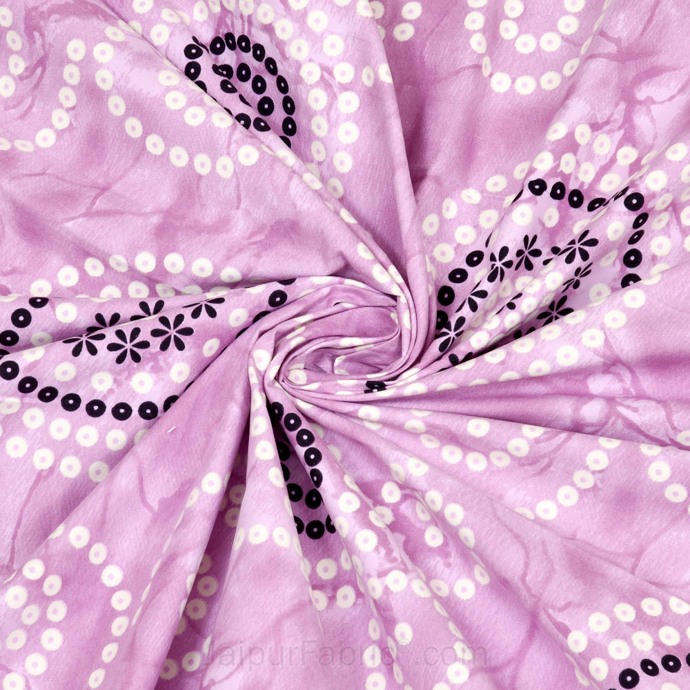 Bhandhej Pink King Size Bedsheet