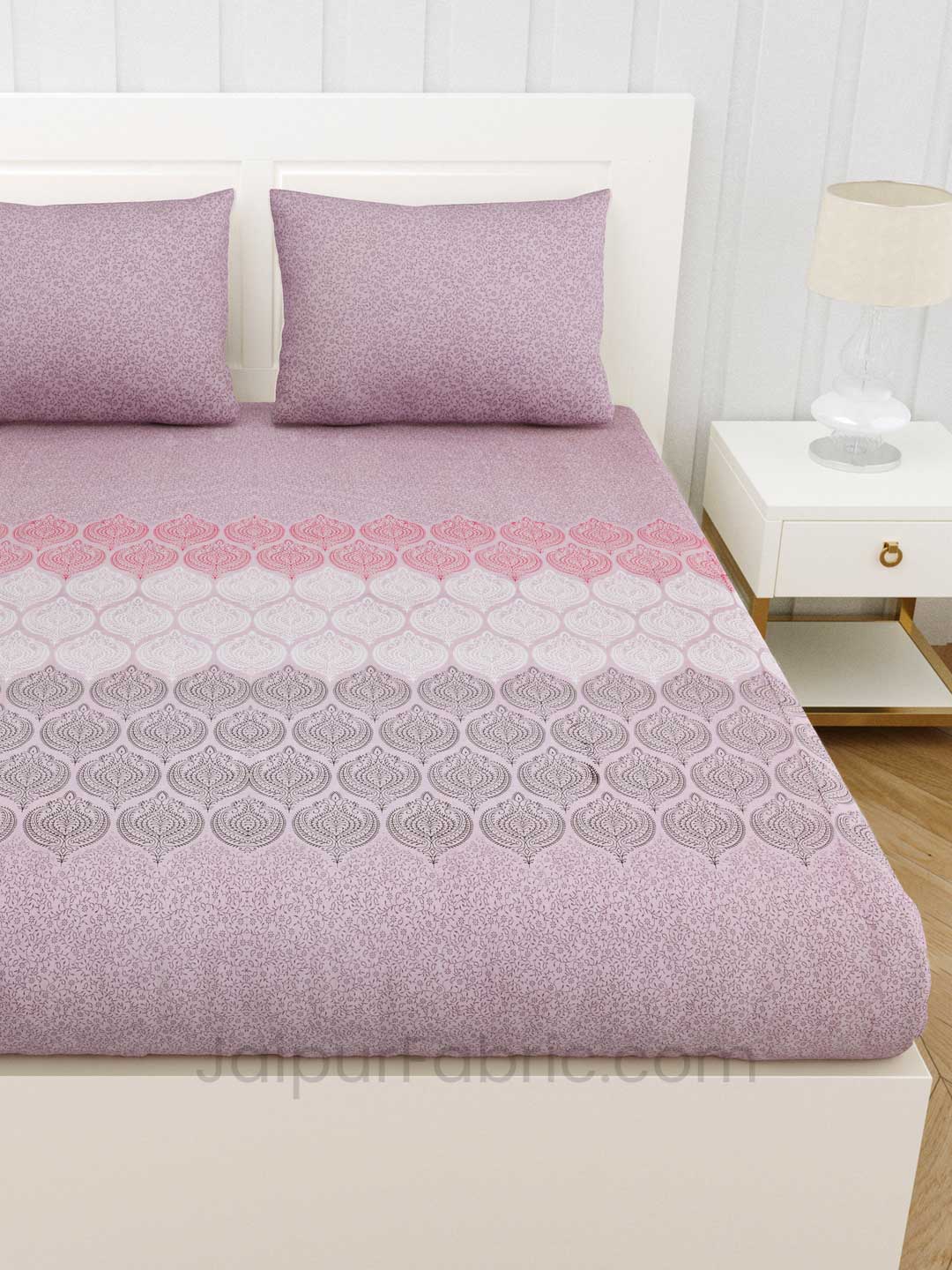 Dreamy Pink Premium Cotton King Size BedSheet