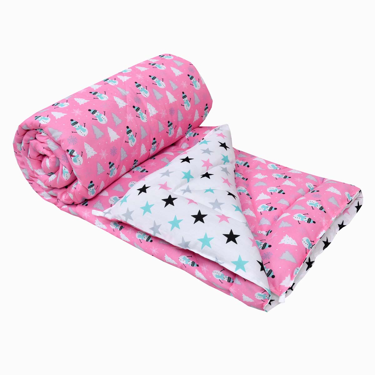 Eskimo Pink Single Bed Kids Comforter