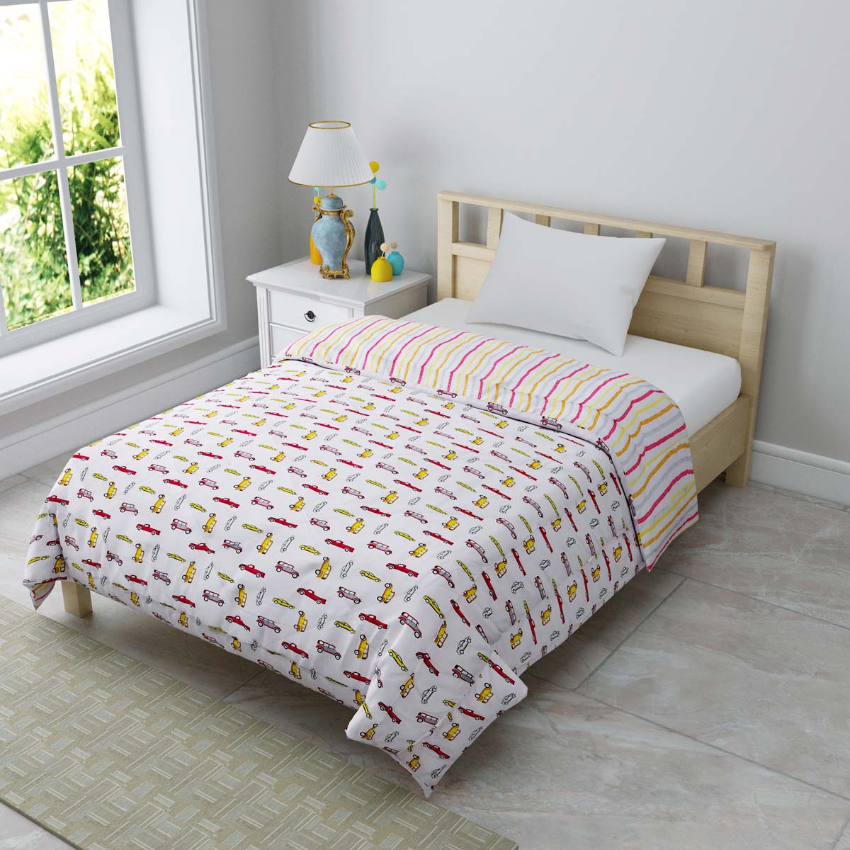 Carmania Pink Single Bed Kids Comforter