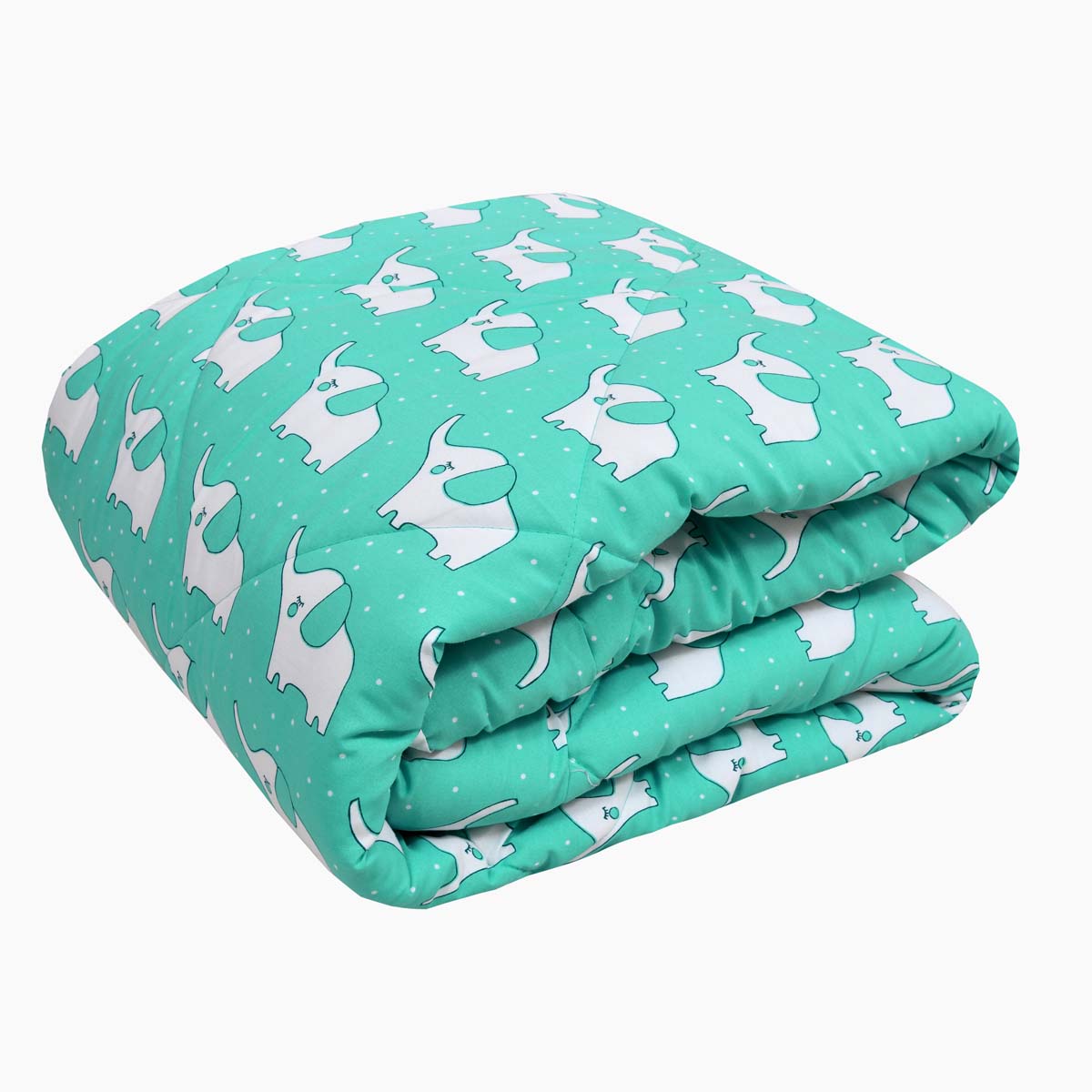 Minitrunks Green Single Bed Kids Comforter