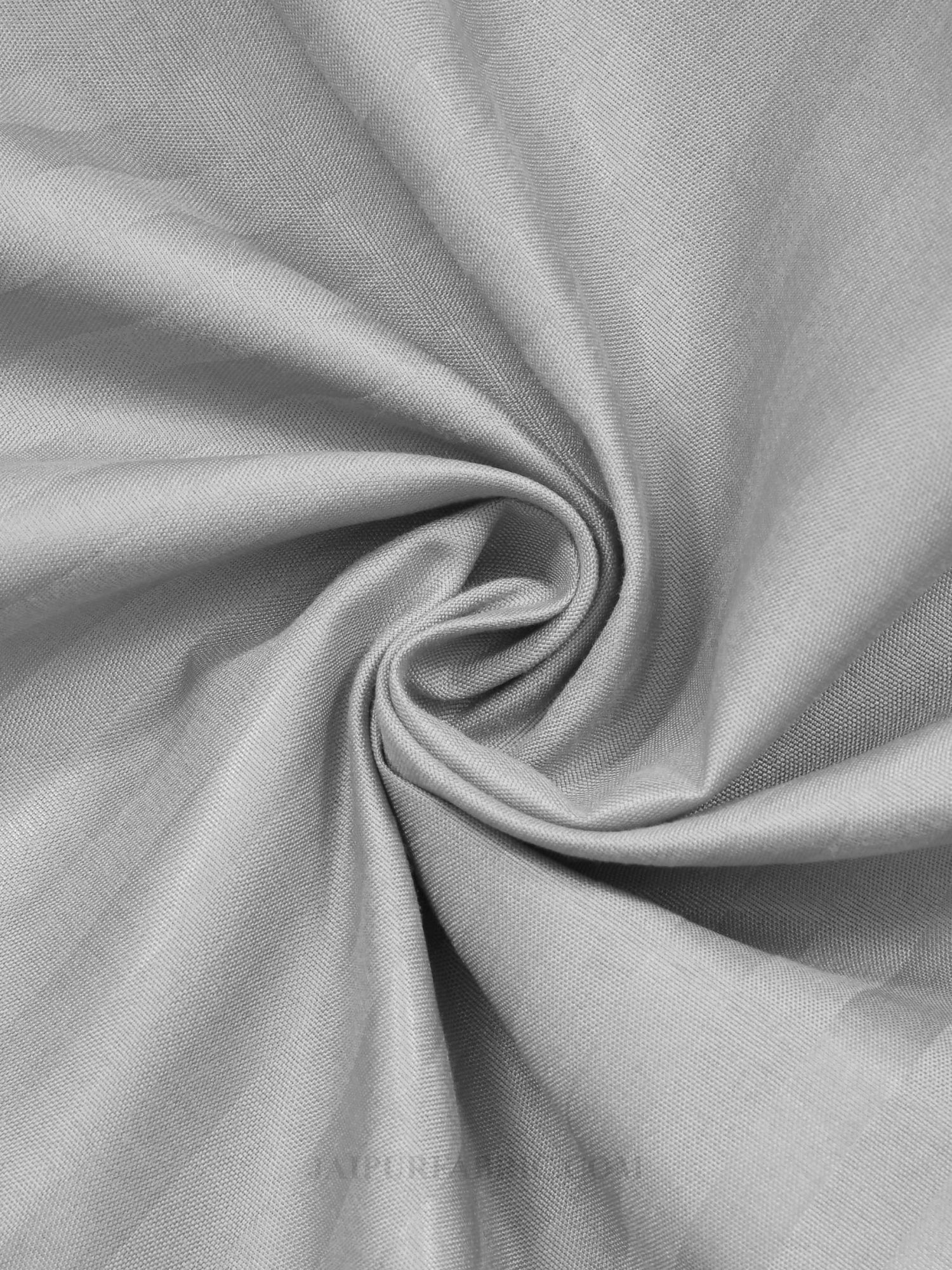 Silver Grey Satin Stripes Single BedSheet