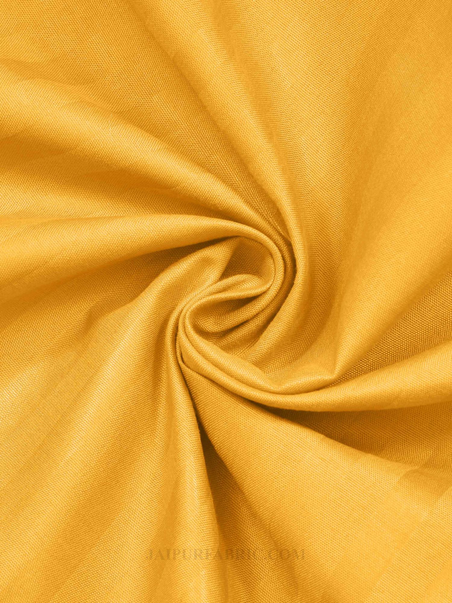 Mango Yellow Satin Stripes Single BedSheet