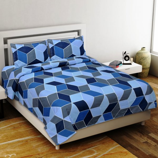 Seamless Softness Premium Poly Cotton Double Bedsheet