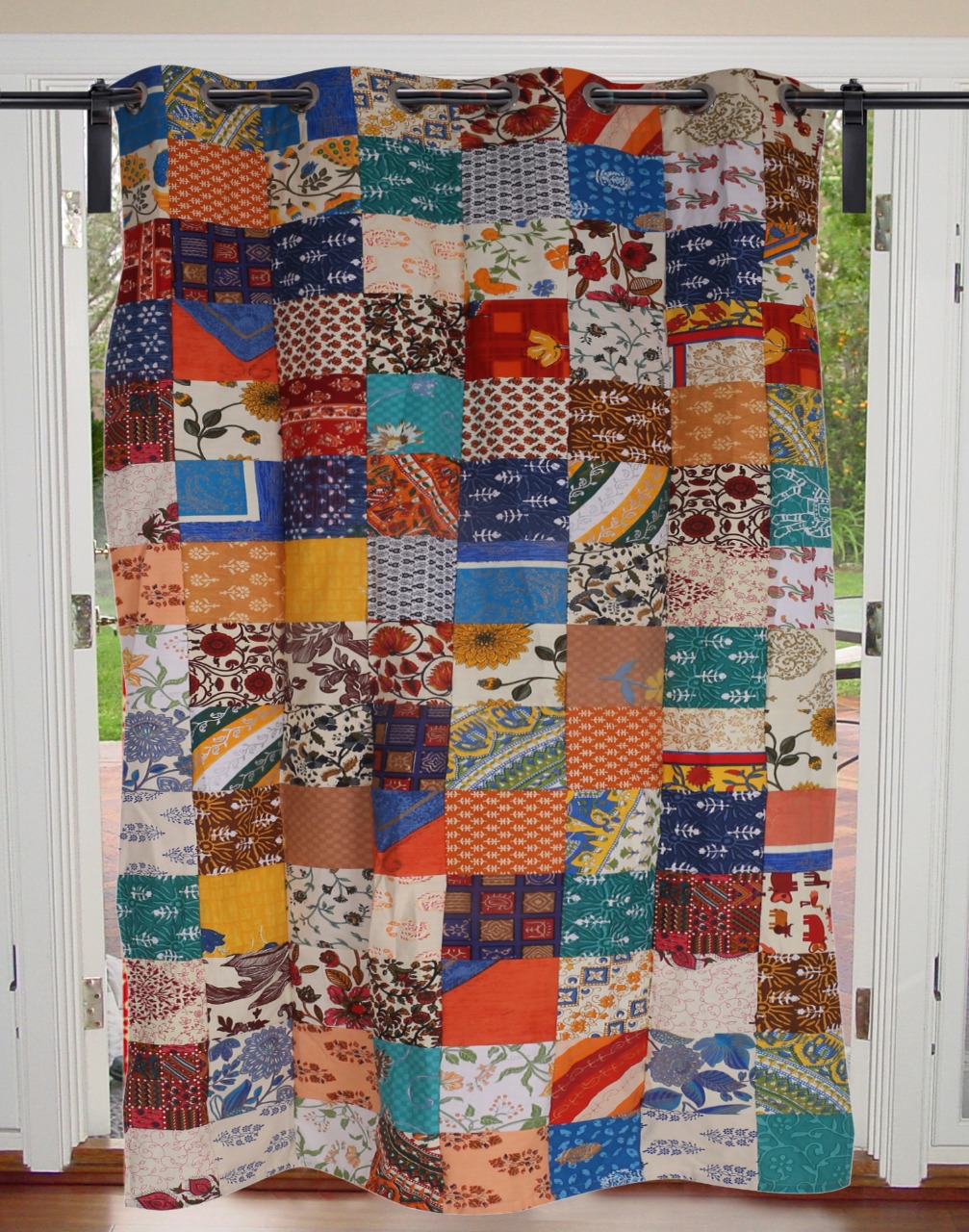 Colorful Patchwork Royal Curtain